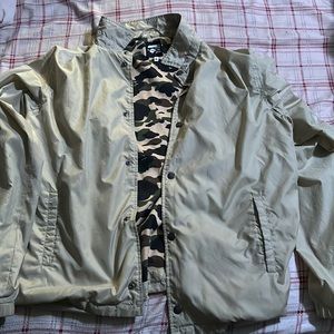 Light Bape reversable coach jacket barely worn, great condition.